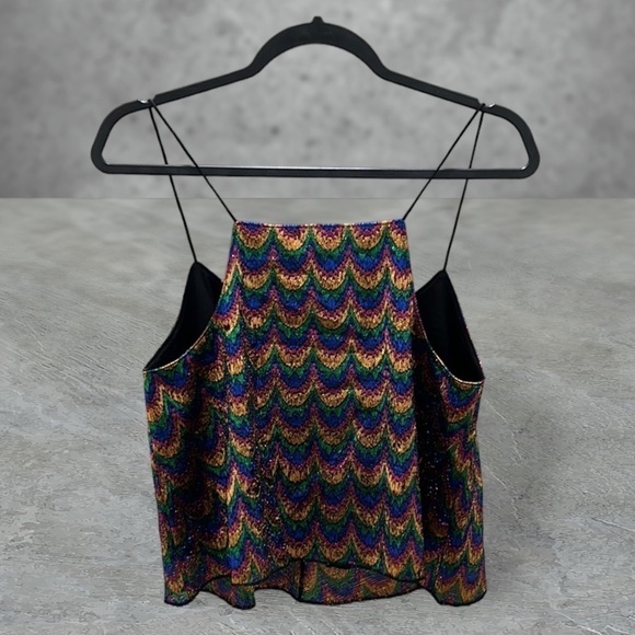 Leith Colorful Crop Top | SIZE M - Picture 2 of 4